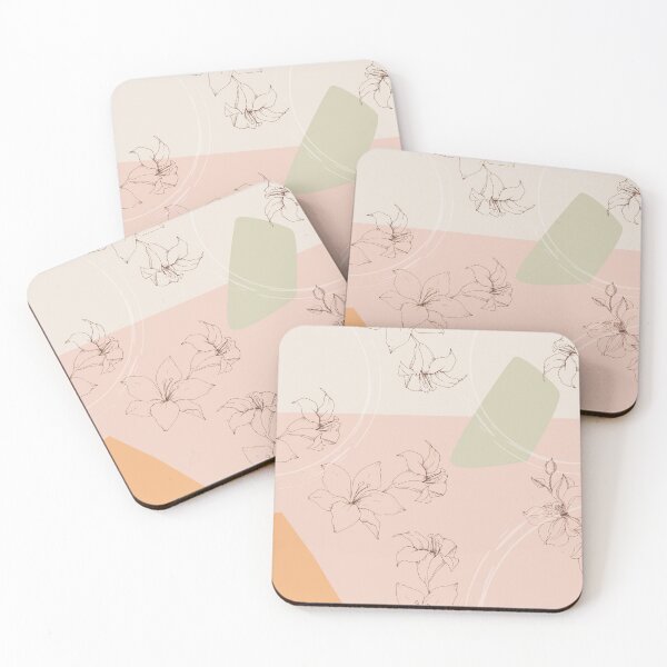 Item preview, Minimal Abstract Leaf Pattern designed and sold by ExploreTheStore.