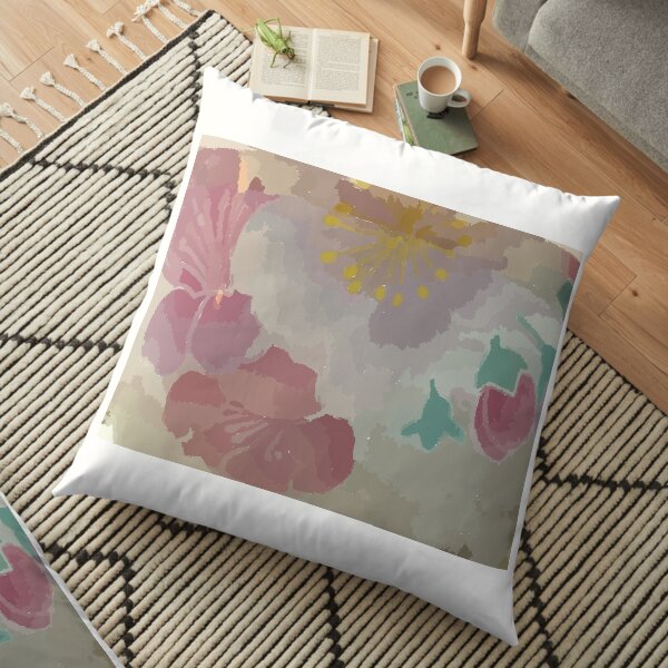 Colourful design fitting for people who loves Floral or Leaf Motif. Floor Pillow