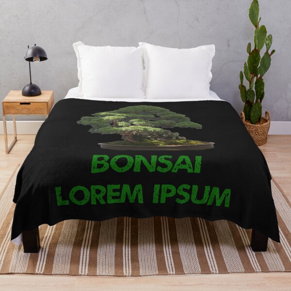 Item preview, Bonsai Lorem Ipsum Art designed and sold by TastySpace.