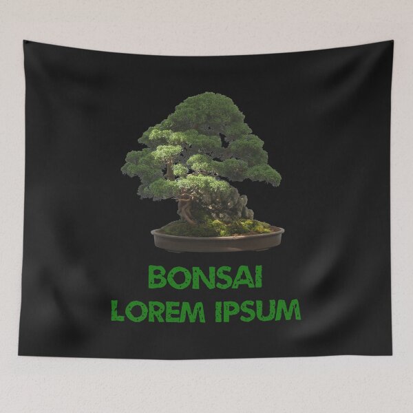 Item preview, Bonsai Lorem Ipsum Art designed and sold by TastySpace.