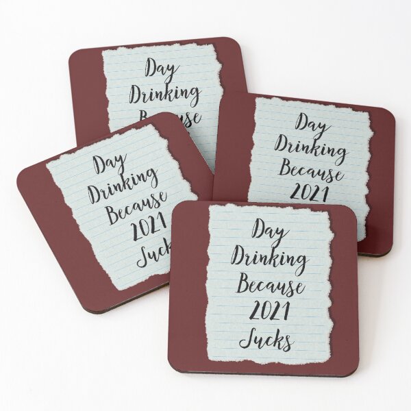 Item preview, Day Drinking Because 2021 Sucks designed and sold by Baboki.