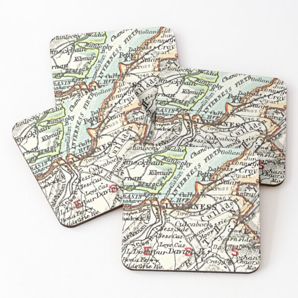 Item preview, INVERNESS & surrounding area map 1899 designed and sold by yourscotland.
