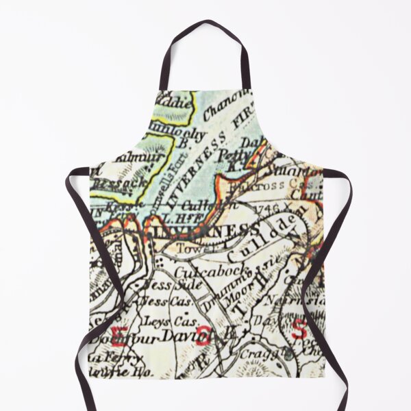 Item preview, INVERNESS & surrounding area map 1899 designed and sold by yourscotland.
