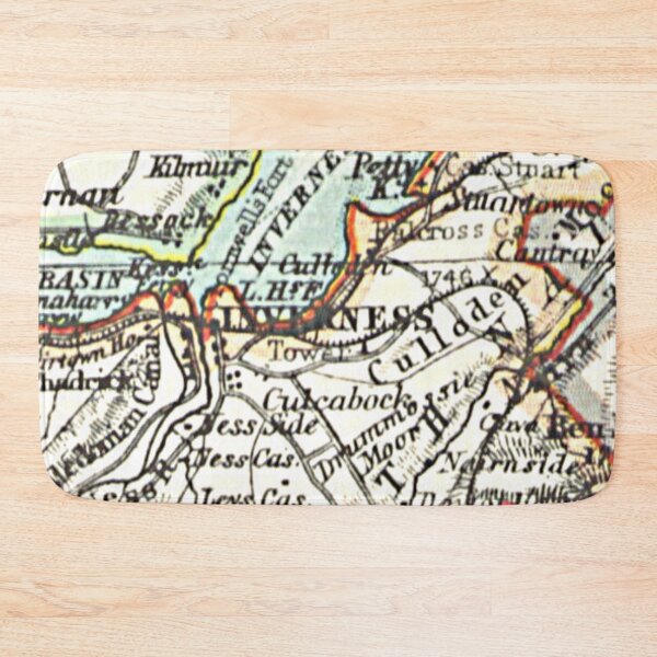 Item preview, INVERNESS & surrounding area map 1899 designed and sold by yourscotland.