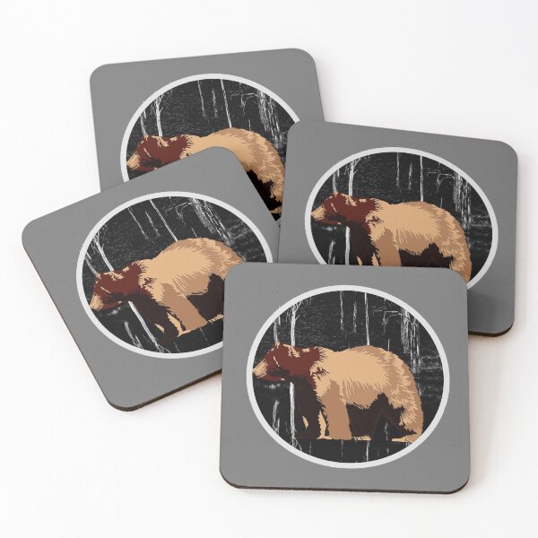 Item preview, Strong grizzly bear designed and sold by wataraadam.