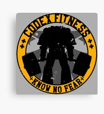 Know No Fear (large badge) Canvas Print
