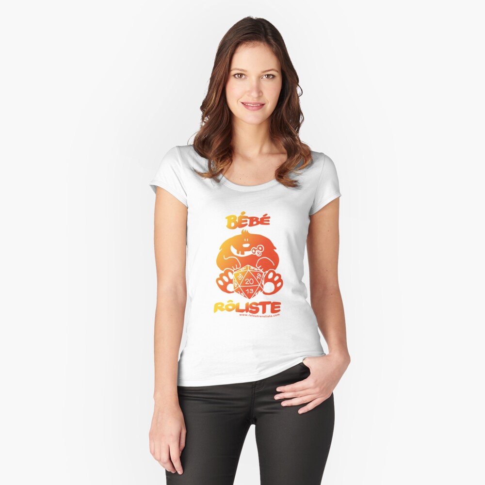 Aperçu de l'œuvre T-shirt échancré créée et vendue par LaLoutreRoliste.