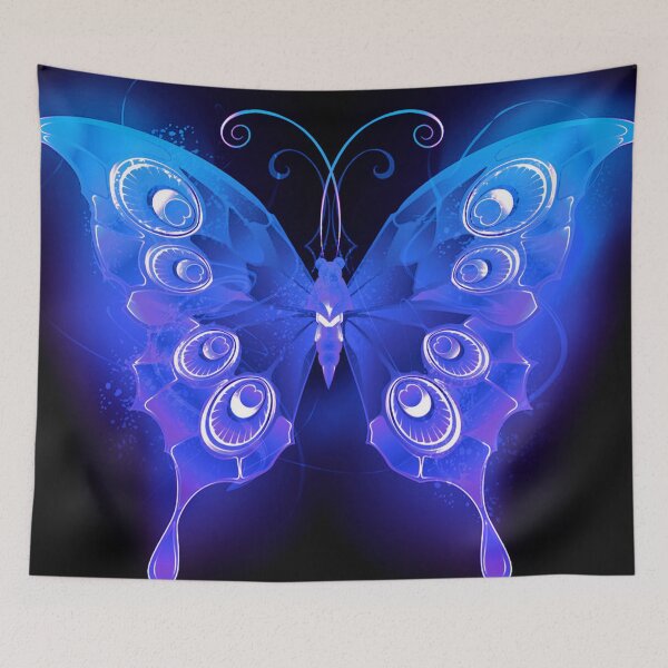 Item preview, Luminous Indigo butterfly designed and sold by NexusArts.