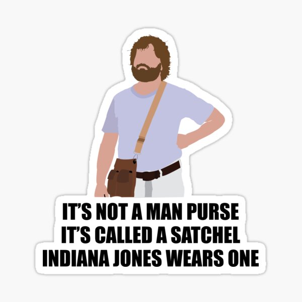 It's not a man purse... Sticker
