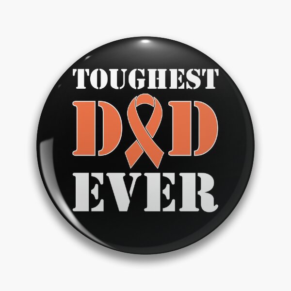 Item preview, Leukemia Cancer Toughest Dad Support designed and sold by BibiTeeDesign.