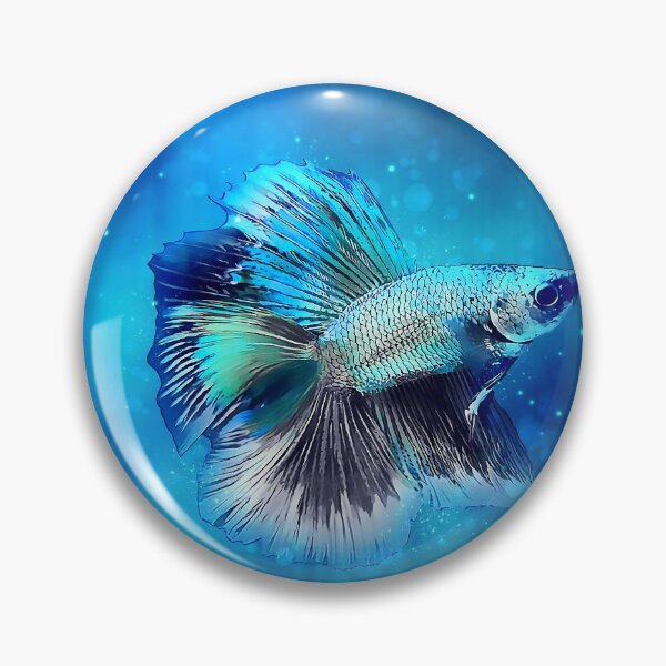 Artikelvorschau, Blauer Betta-Fisch entworfen und verkauft von GFishy.