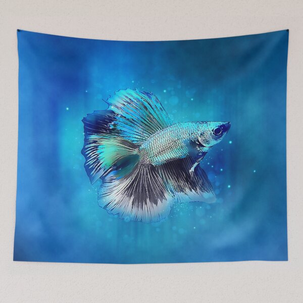 Item preview, Blue Betta Fish designed and sold by GFishy.