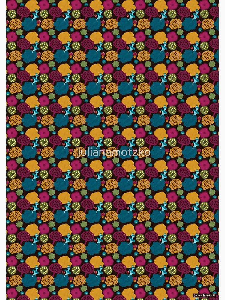 Fungi Mushrooms Pattern by julianamotzko