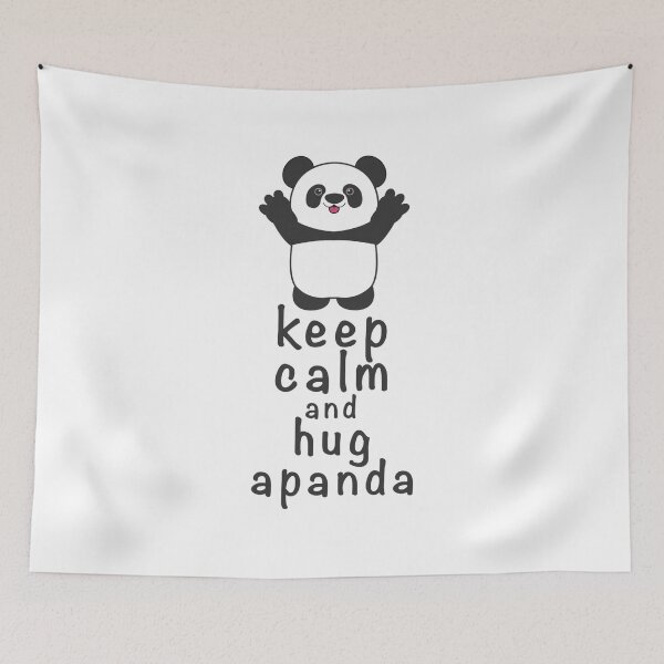 Item preview, KEEP CALM AND HUG A PANDA designed and sold by Riklamcreative.