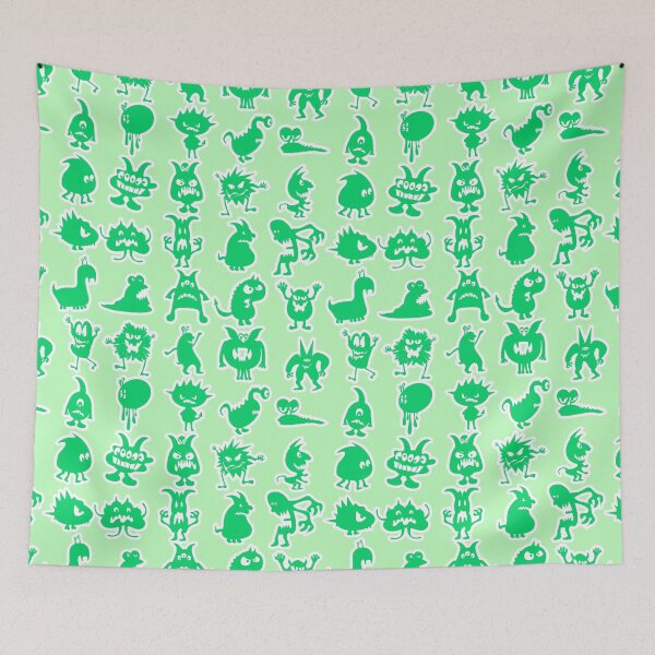 Item preview, Little Green Monsters designed and sold by Kelly  Thompson.