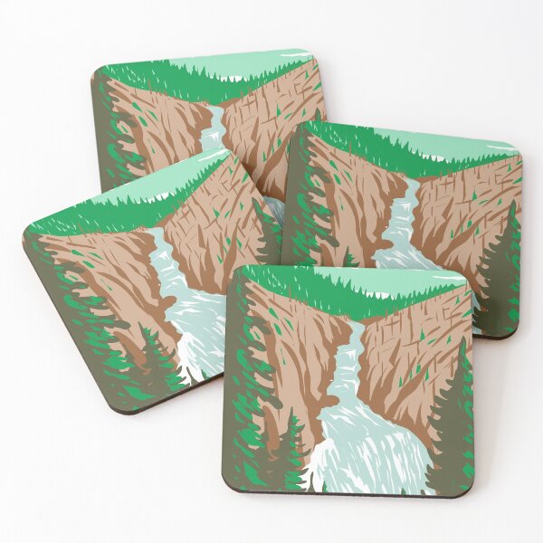 Item preview, Kepler Cascades In Yellowstone National Park designed and sold by Ermland-LabeL.