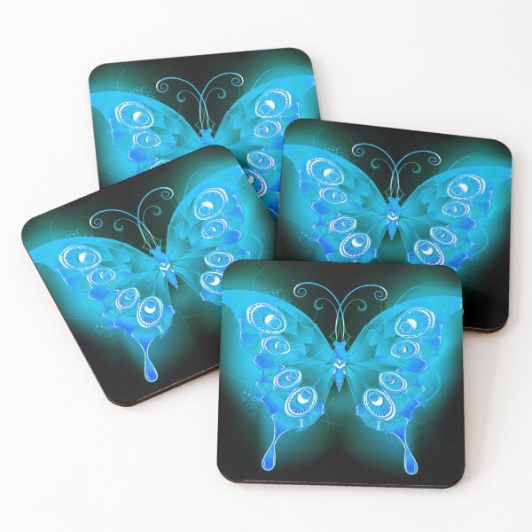 Item preview, Luminous Aqua butterfly designed and sold by NexusArts.