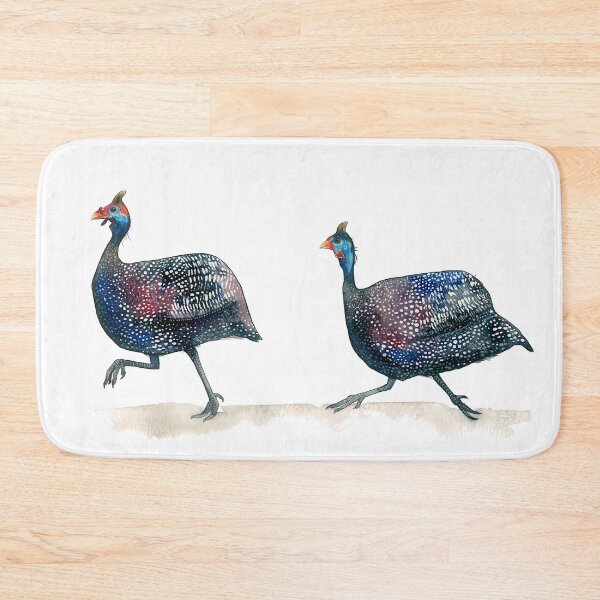 Item preview, Beautiful watercolor Guinea fowl birds designed and sold by CarolineJordaan.