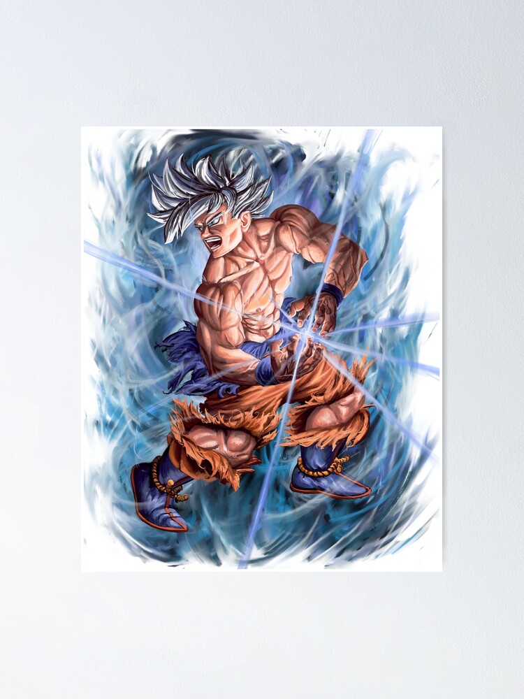 Dragon Ball Poster DBS Goku Ultra Instinct Kamehameha 12inx18in Free  Shipping