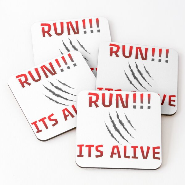 Item preview, Run, Monster is alive - Red designed and sold by Colandia.