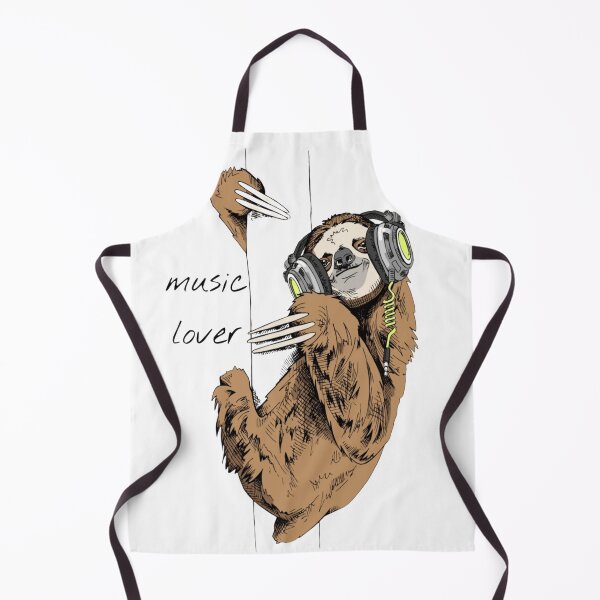 Item preview, Design for sloth wearing headphones designed and sold by coolt-sherit.