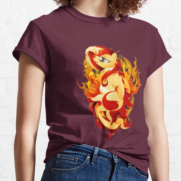 Flaming Sunset Shimmer Classic T-Shirt