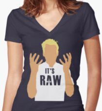 Gordon Ramsay -It's RAW! Women's Fitted V-Neck T-Shirt