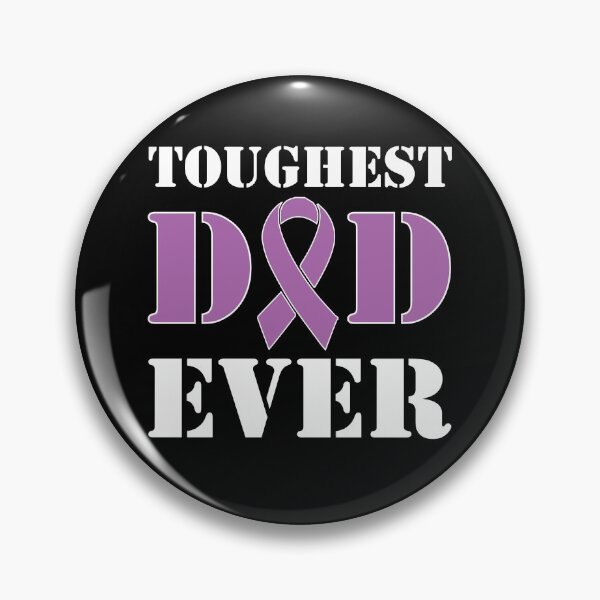 Item preview, Pancreatic Cancer Toughest Dad Support designed and sold by BibiTeeDesign.