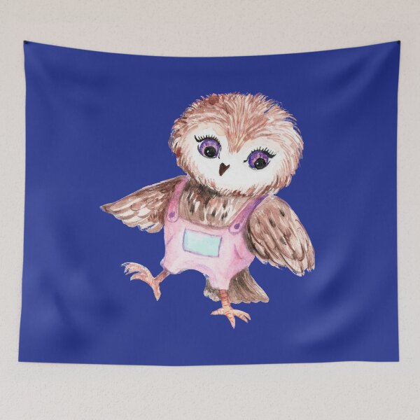Item preview, Little Owl. Cool baby Owl. Owl for Kids. Beautiful colorful Owl.  designed and sold by ZheltakovaIana.