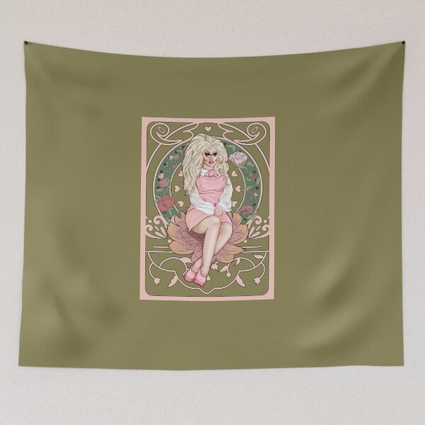 Item preview, Trixie Mattel Art Nouveau Portrait designed and sold by blaukalt.