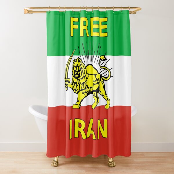Grommets Decoration, Flag Banner Iran, Revolution Flag, Iran Flag Print