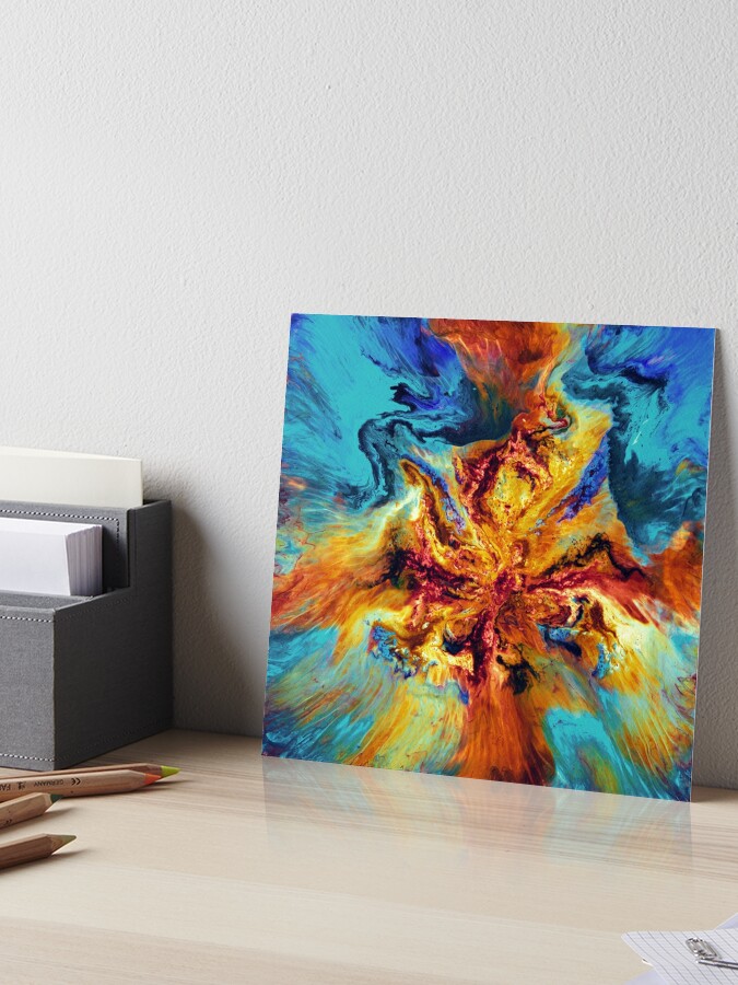 Abstract epoxy Art, Resin Art, Resin Painting for any Anniversary gift,  Poster for Sale by DesignForGifts