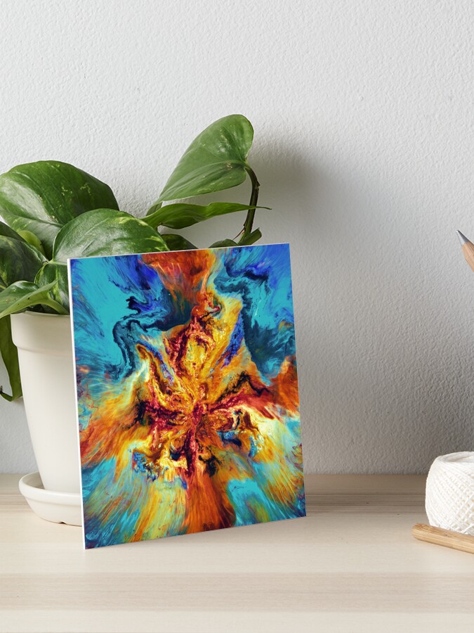 Epoxy Art, Resin Art, Resin Painting for any Anniversary gift, Art Board  Print for Sale by DesignForGifts