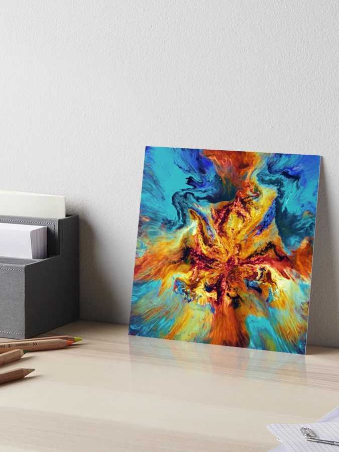 Resin Art, Contemporary Abstract epoxy Art Resin Painting for any  Anniversary gift, Poster for Sale by DesignForGifts