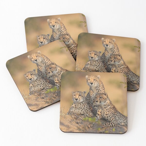 Item preview, Cheetah Family Portrait designed and sold by Anthony Goldman.