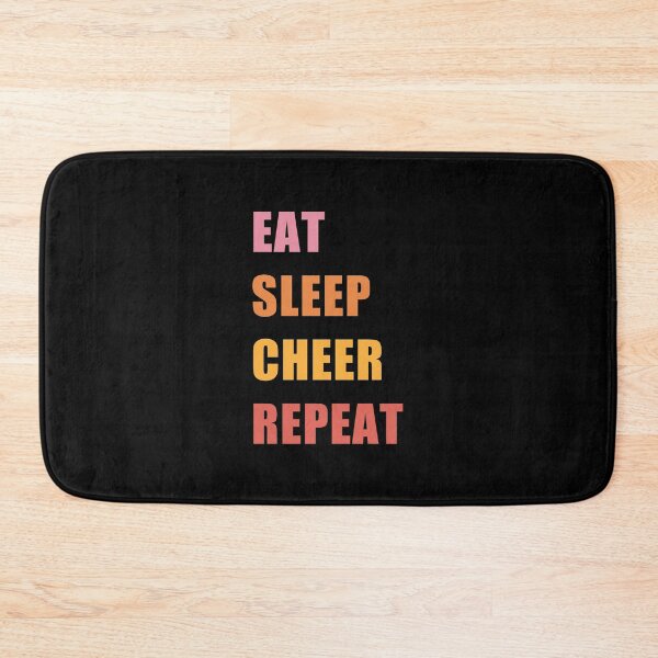 Item preview, Eat Sleep Cheer Repeat designed and sold by Avishy.