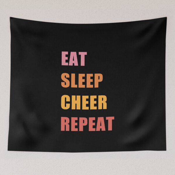 Item preview, Eat Sleep Cheer Repeat designed and sold by Avishy.