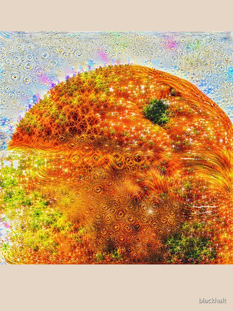 #DeepDreamed Frozen Orange by blackhalt