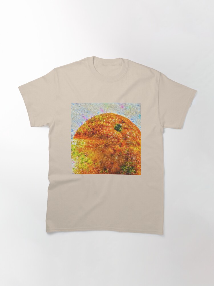Alternate view of #DeepDreamed Frozen Orange Classic T-Shirt
