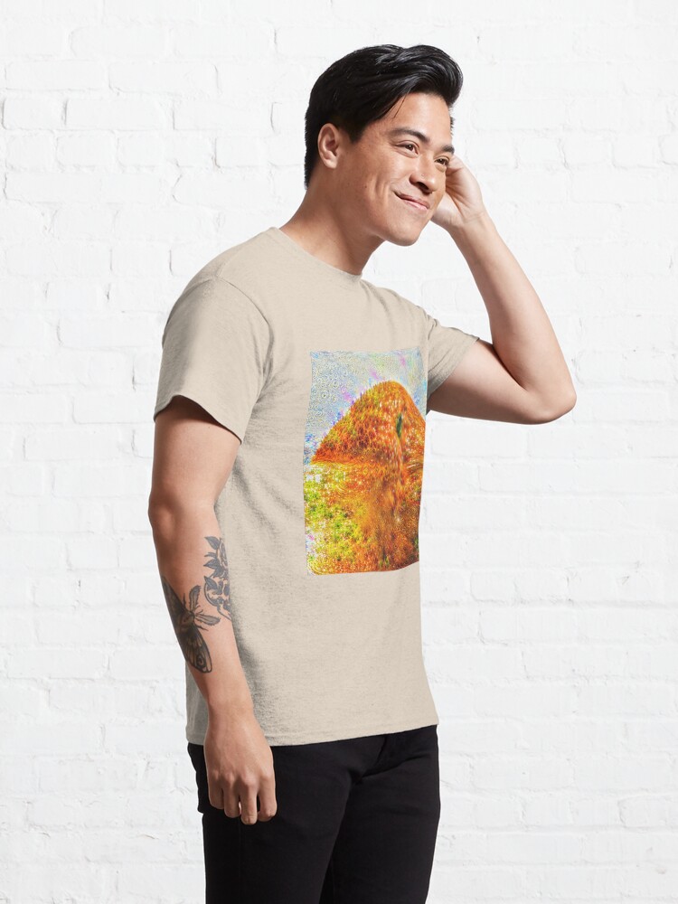 Alternate view of #DeepDreamed Frozen Orange Classic T-Shirt