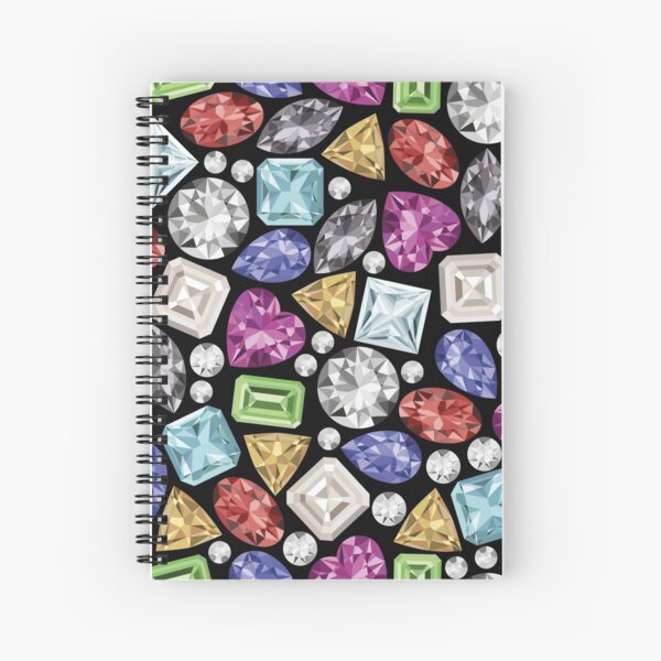 Item preview, Elegant colorful gemstone pattern designed and sold by stylebytara.
