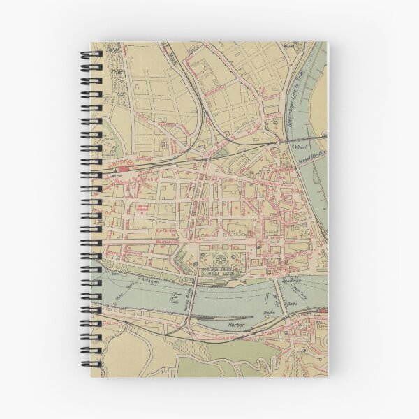 Item preview, Old Koblenz Germany Map (1919) Vintage Coblenz City & Street Atlas designed and sold by BravuraMedia.