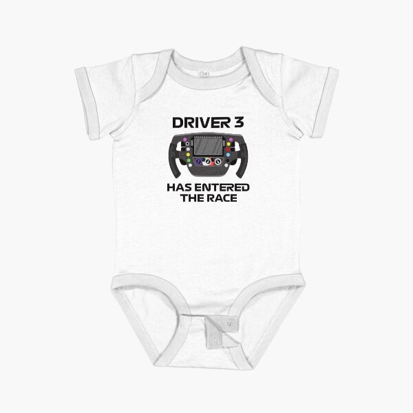 Item preview, 'Driver 3 Has Entered The Race' Funny Kids F1 Design designed and sold by David Speed Design.