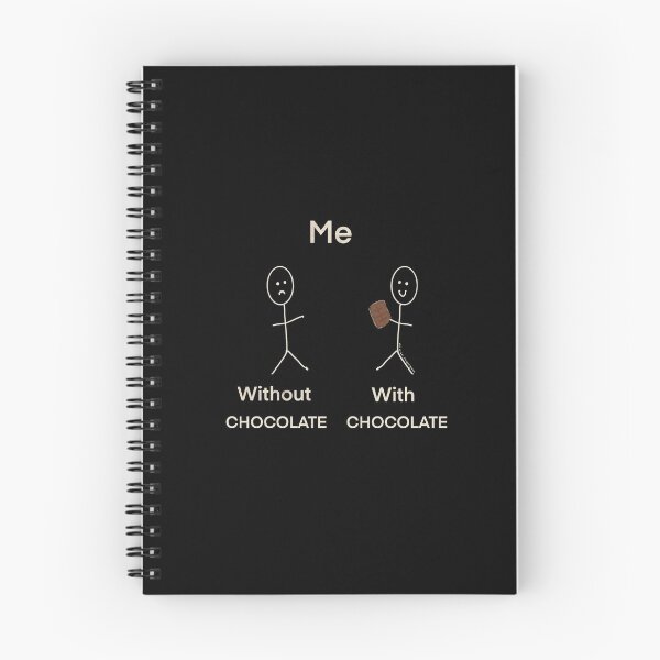 Item preview, Me without Chocolate Sad, Me with Chocolate Happy designed and sold by mcb-jp.