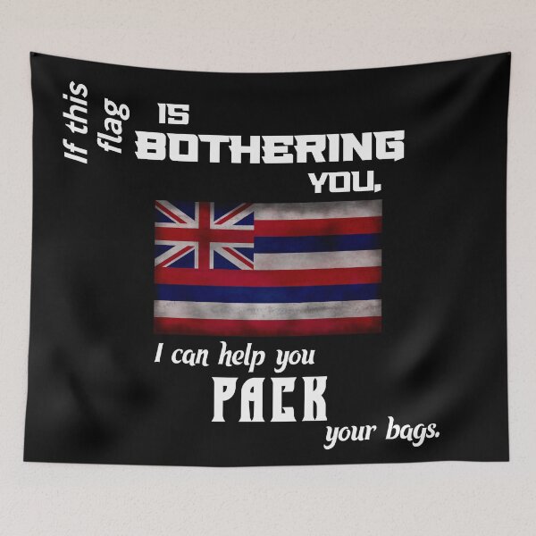 Item preview, Hawaiian flag - pack your bags designed and sold by 2Girls1Shirt.
