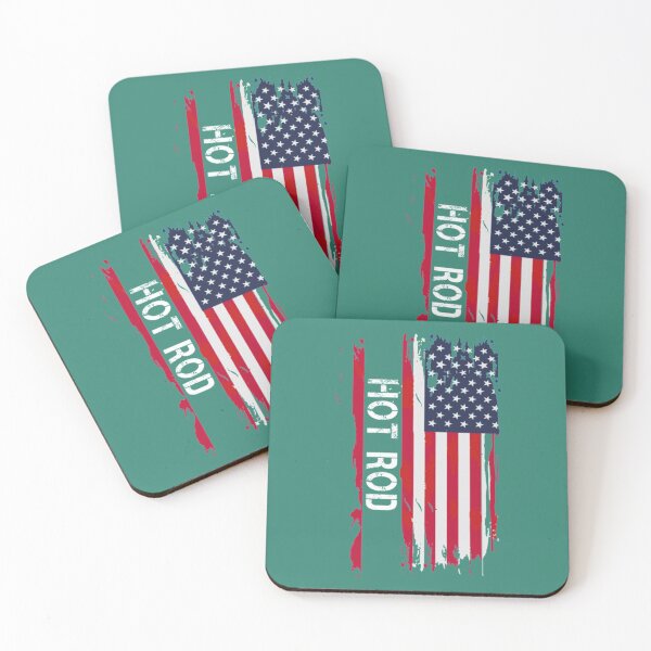 Item preview, Bandera de Estados Unidos patriótica Hot Rod Hot Rod designed and sold by HarryWink.