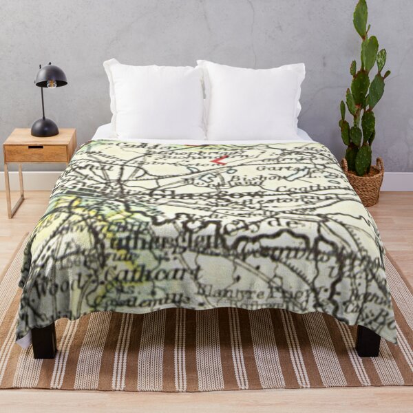 Item preview, GLASGOW & surrounding area map 1899 designed and sold by yourscotland.