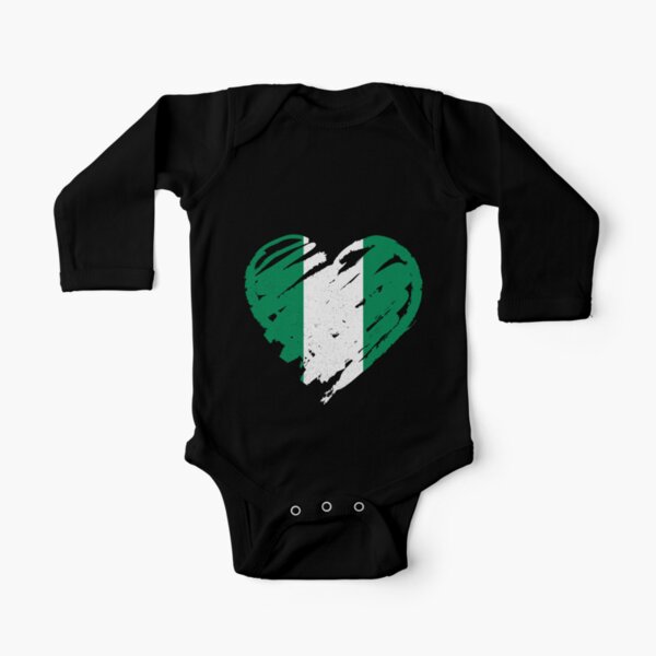 I Love Nigeria - Ina Son Nigeria Long Sleeve Baby One-Piece