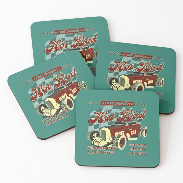 Item preview, Coche de carreras Hot Rod Rat Garage designed and sold by HarryWink.