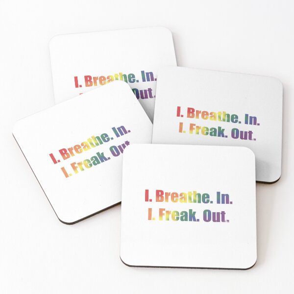 Item preview, I. Breathe. In. I. freak. Out. (Pride) designed and sold by melsesowieso.